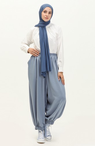 Oyya Pantolon Large Aerobin 238442-02 İndigo 238442-02