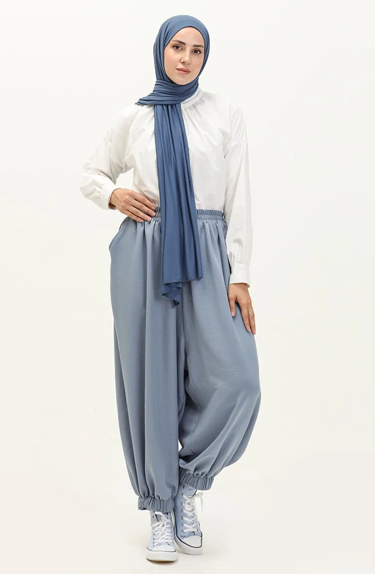 Oyya Pantolon Large Aerobin 238442-02 İndigo 238442-02