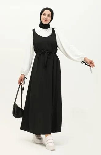 Robe Style Ensemble Tissu Aerobin 0203-01 Noir Blanc 0203-01
