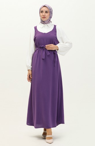 Aerobin Suit Look Dress 0203-03 Purple white 0203-03
