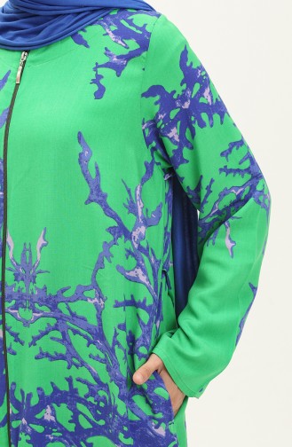 Green Abaya 8282-03