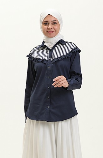 Chemise Bleu Marine 14512