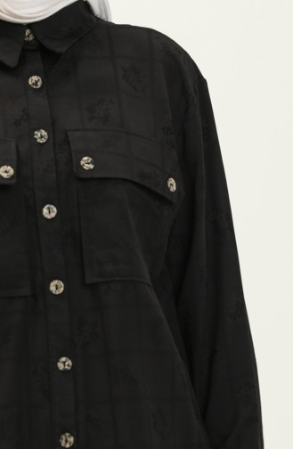 Black Overhemdblouse 14585