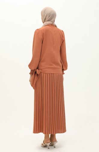 Krawatten-Bluse-Rock-Doppelset 2046-03 Taba 2046-03