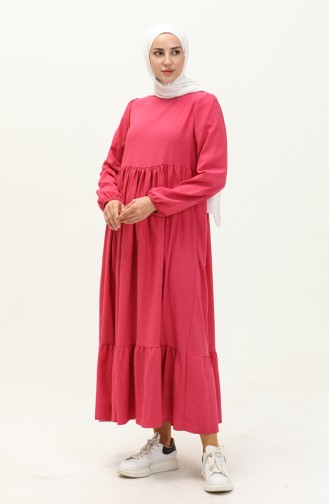 Robe Plissée 1886-02 Rose 1886-02