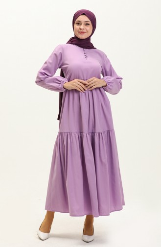 Gerafftes Kleid 401566-01 Flieder 401566-01
