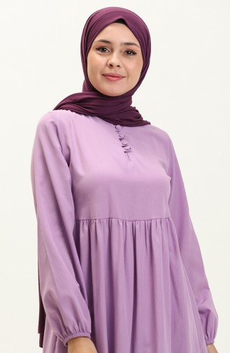 Gerafftes Kleid 401566-01 Flieder 401566-01