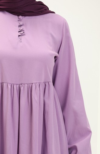 Gerafftes Kleid 401566-01 Flieder 401566-01