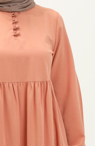 Shirred Dress 401566-09 Onion Skin 401566-09