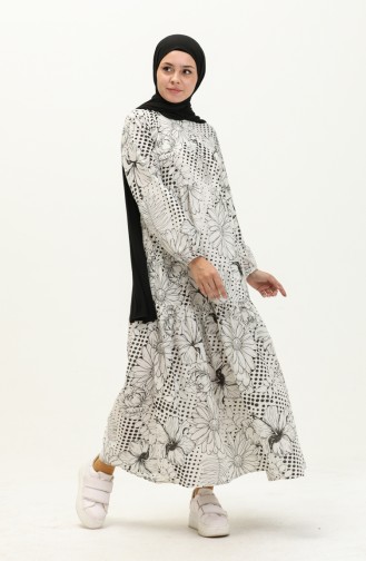 Black İslamitische Jurk 70156-04