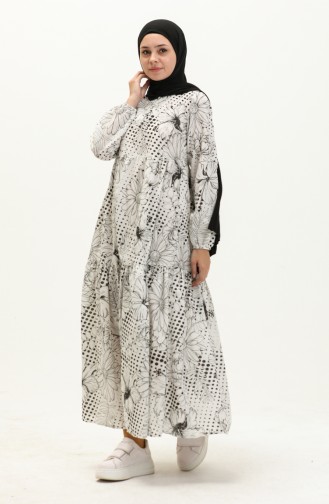 Black İslamitische Jurk 70156-04