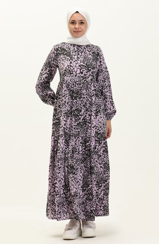 Lilac İslamitische Jurk 70156A-01