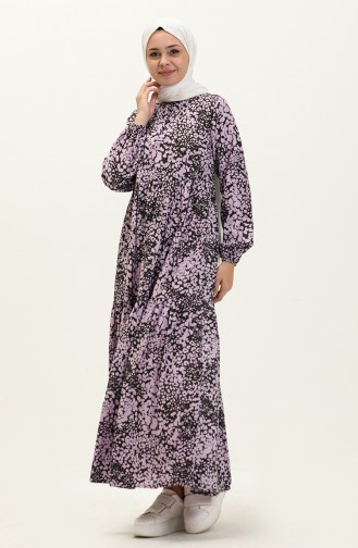 Lilac İslamitische Jurk 70156A-01