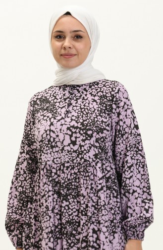 Lilac İslamitische Jurk 70156A-01