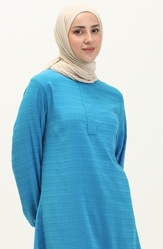 Önü Patlı Tunik 1885-05 Mavi