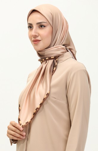 Karaca Plain Rayon Scarf 81016-13 Mink Brown 81016-13