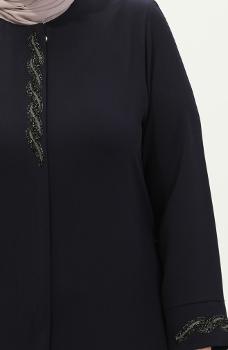 Navy Blue Abaya 6126-06