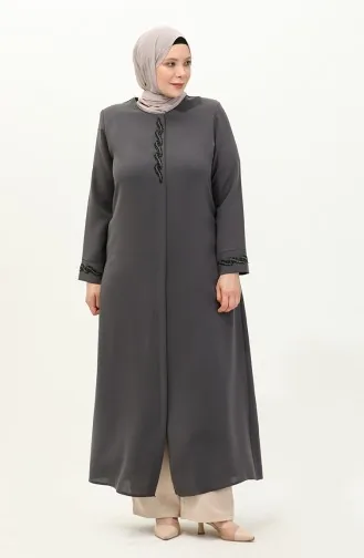عباية بتصميم حجر مقاس كبير 6126-07 انترسيت 6126-07
