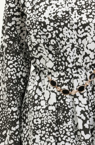 Terry Cotton Patterned Two Piece Suit 80153-04 white 80153-04