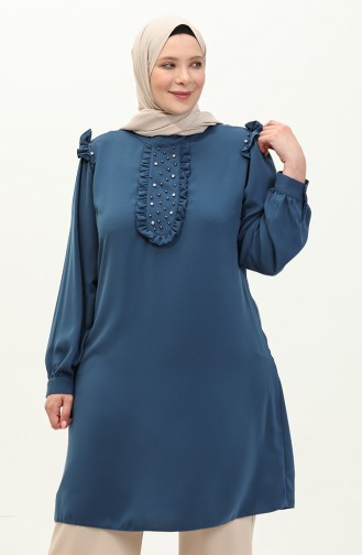 Ruffled Stone Tunic 2013-07 Dark Blue 2013-07