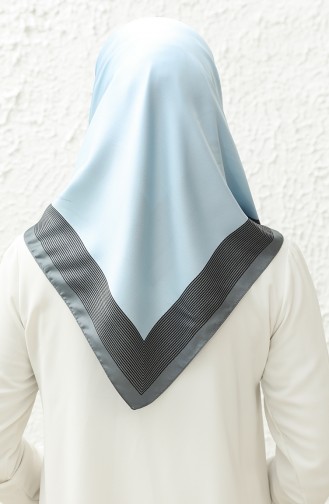 Karaca Plain Rayon Scarf 81018-13 Baby Blue 81018-13