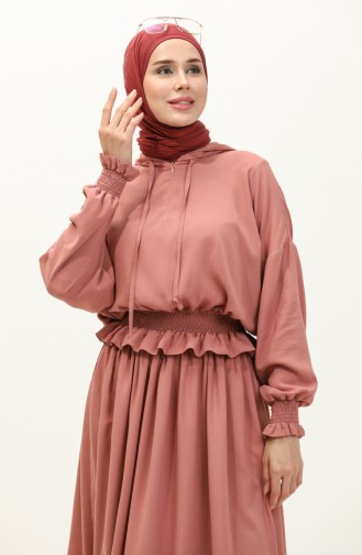 Oyya Viskose-Rock-Bluse-Doppelpackung 238474-04 Puder 238474-04