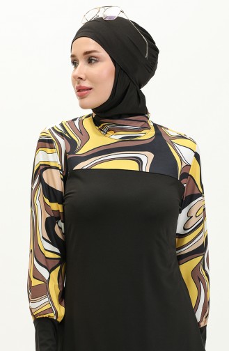 Black Swimsuit Hijab 7063