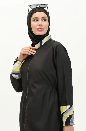 Maillot de Bain Hijab Noir 7520