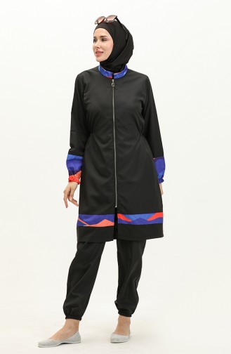 Black Swimsuit Hijab 7523