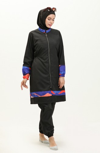 Black Swimsuit Hijab 7523