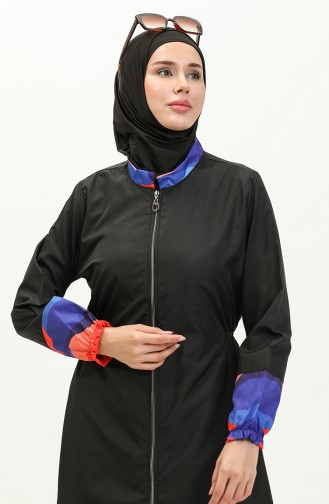 Black Swimsuit Hijab 7523