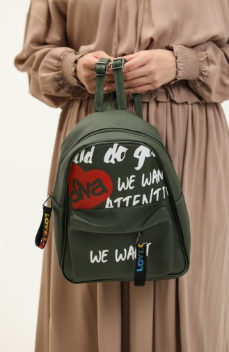 Stilgo Damen-Rucksack CN87Z-04 Khaki 87Z-04