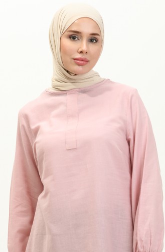 Hidden Placket Tunic 1885A-01 Powder 1885A-01