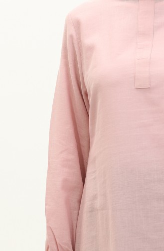 Hidden Placket Tunic 1885A-01 Powder 1885A-01