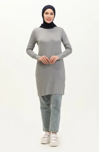 Penye Tunik 10645-02 Gri