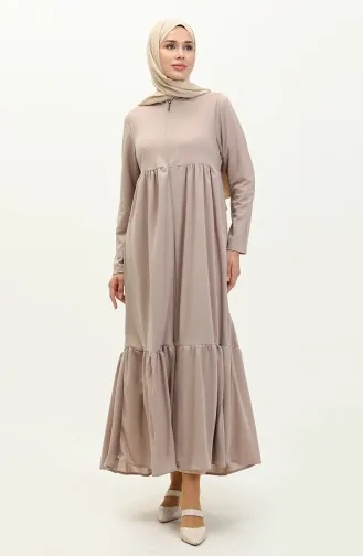 عباية بسحاب 0695-05 بيج 0695-05