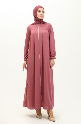 Robed Abaya mit Reißverschluss 0702-02 Rose  0702-02