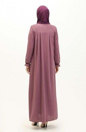 Dark Lilac Abaya 0702-04