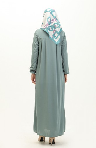 Mint green Abaya 0702-09