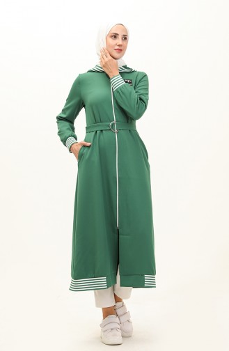 Abayas Vert emeraude 14567