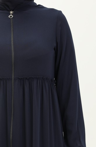 Navy Blue Abaya 6085-04