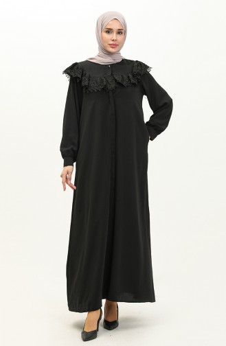 Lace Abaya 24Y8921-02 Black 24Y8921-02