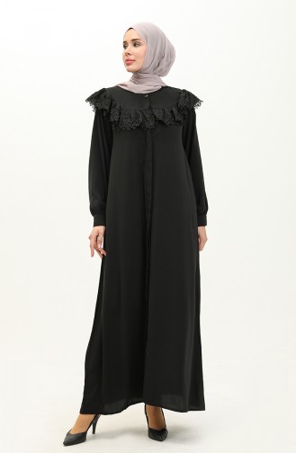 Lace Abaya 24Y8921-02 Black 24Y8921-02