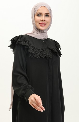 Lace Abaya 24Y8921-02 Black 24Y8921-02