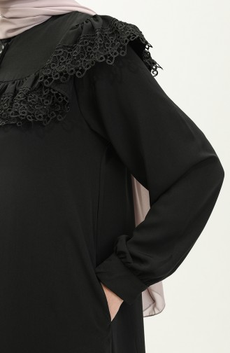 Lace Abaya 24Y8921-02 Black 24Y8921-02