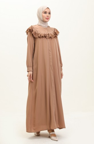 Lace Abaya 24y8921-04 Mink 24Y8921-04