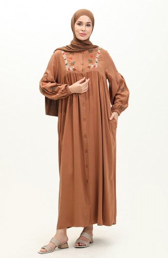 Bermando Bestickte Abaya 24Y8925-02 Taba 24Y8925-02