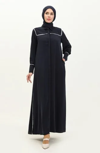Abaya 24Y9023-04 Bleu Marine 24Y9023-04