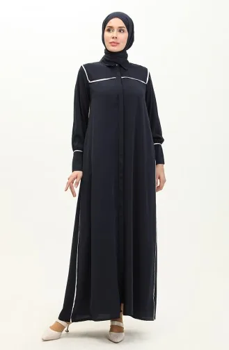 Abaya 24Y9023-04 Bleu Marine 24Y9023-04