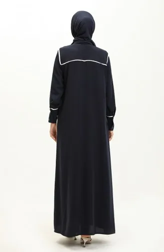 Abaya 24Y9023-04 Bleu Marine 24Y9023-04